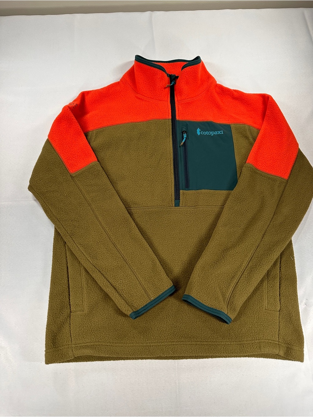 Cotopaxi Men’s M Colorblock Fleece Half Zip Pullover